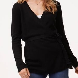 Loft Ballerina Wrap Sweater S